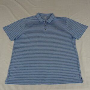 PUMA GOLF BLUE STRIPES - BLUE 2XL MENS ATLETIC POLO SHIRT L7